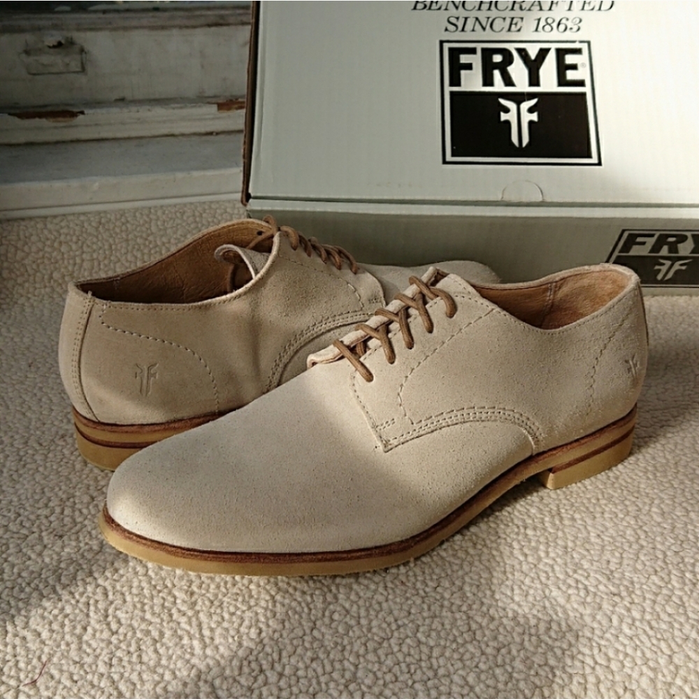 Frye "Jill" Suede Oxford Flat
